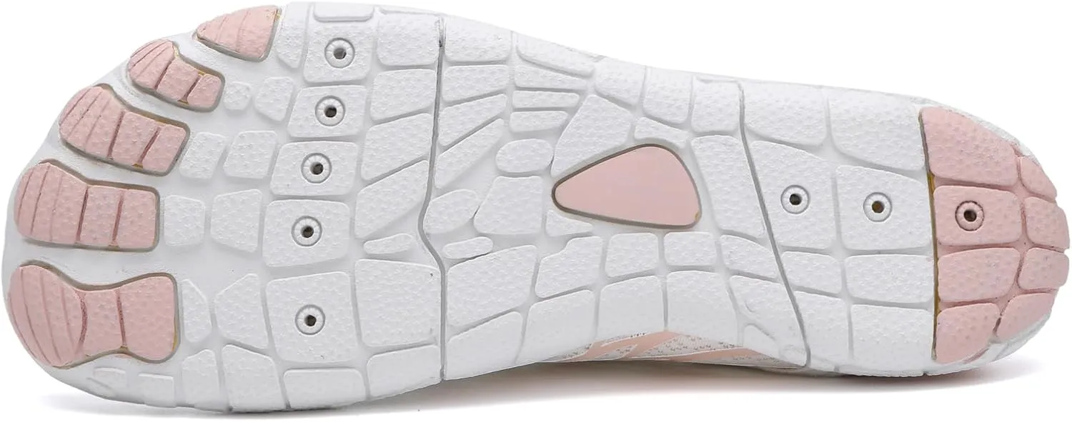 Hike Barefoot Trail Running Shoes - Wide Toe Box Minimalist Athletic Shoes for Women & Men Breathable Quick-Dry Non-Slip Hiking Footwear