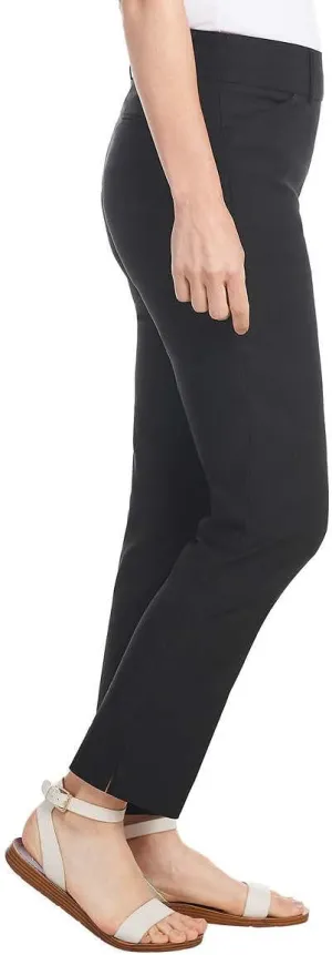 Hilary Radley Women's Mid-Rise Stretch Pull-On Ankle Pants