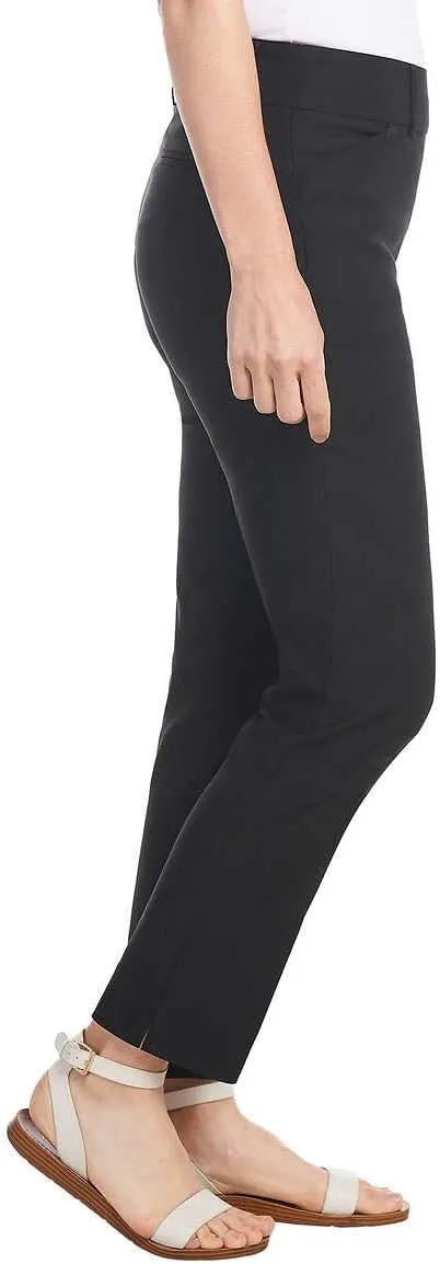 Hilary Radley Women's Mid-Rise Stretch Pull-On Ankle Pants