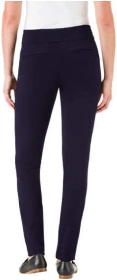 Hilary Radley Women's Narrow Leg Stretch Pull-on Slim Fit Ponte Pant