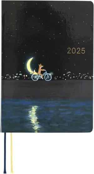 Hobonichi Techo 2025 HON [English/A6 Size/January Start/Planner] (Blue)