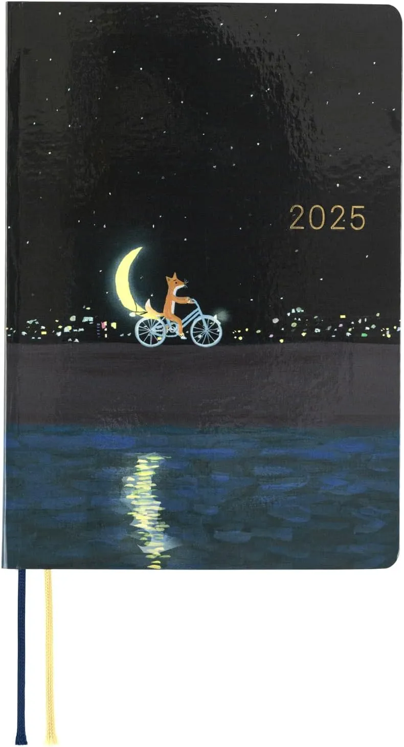 Hobonichi Techo 2025 HON [English/A6 Size/January Start/Planner] (Blue)