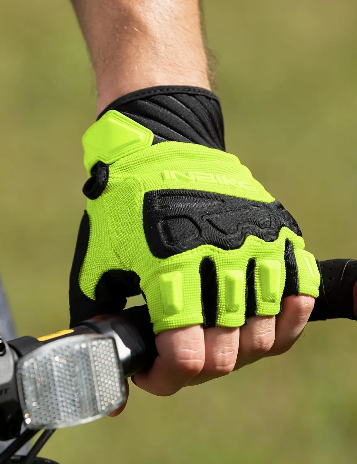 INBIKE Fingerless Cycling Gloves Breathable Protective for Road Mountain Bike MTB Riding