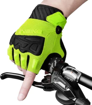 INBIKE Fingerless Cycling Gloves Breathable Protective for Road Mountain Bike MTB Riding