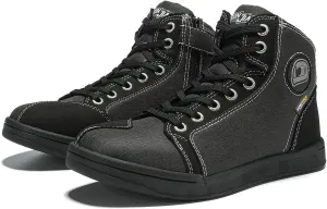 IRON JIA'S Motorcycle Shoes Men Streetbike Casual Accessories Breathable Protective Gear Powersport Anti-Slip Footwear Black 11