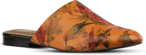 JATAREA Women's Flat Mules | Round Toe Leather Slip-Ons for Any Summer Outing Shoes