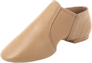 Jazz Shoes for Women Men PU Leather Unisex Slip-On Dance Shoes