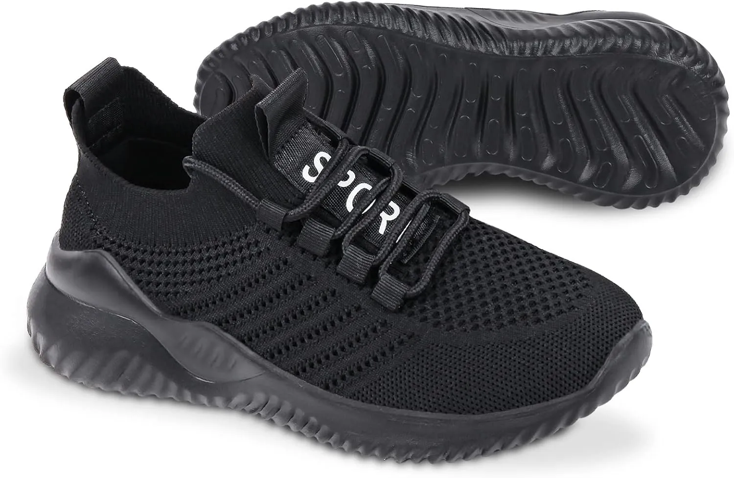 JIAFO Women's Walking Shoes, Slip on Tennis Shoes Women, Non Slip Shoes Sneakers, Casual Athletic Running Lightweight Breathable Mesh Knit