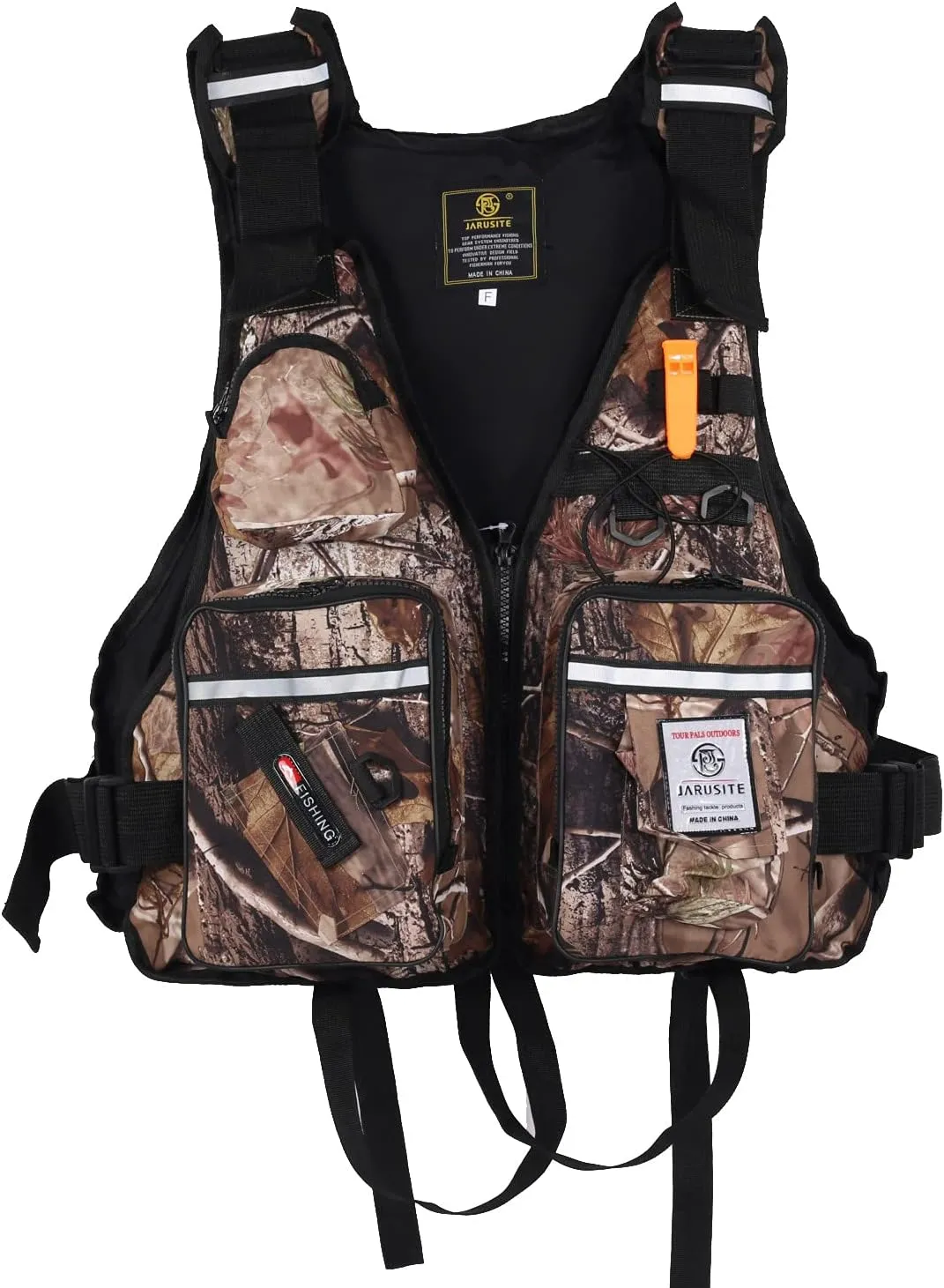 JKSPORTS Fishing Vest Safety Life Jacket for Swimming Sailing Boating Kayak Floating Multifunction for Men and Women Vest/Kayak