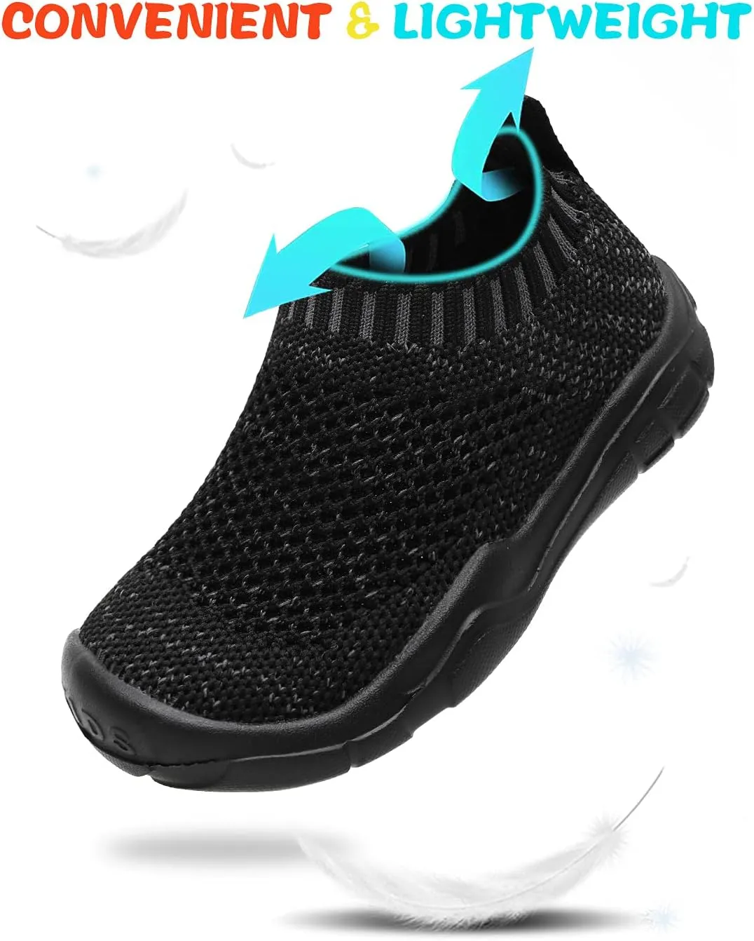 JOINFREE Toddler Boys Girls Sneaker Slip On Shoes Kids Lightweight Breathable Walking Shoes