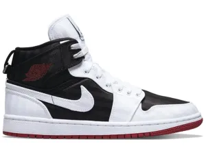 Jordan 1 Mid SE Utility Canvas White Black Gym Red (W)