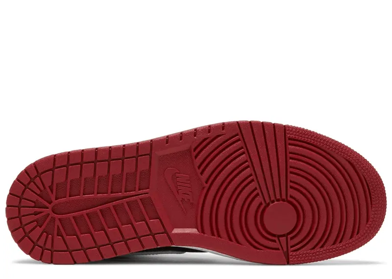 Jordan 1 Mid SE Utility Canvas White Black Gym Red (W)