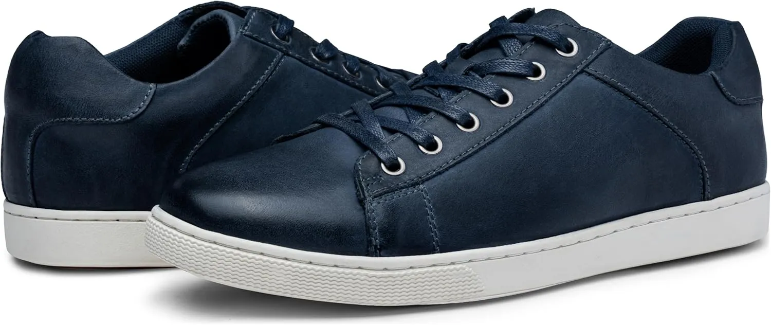 Jousen Men' s Casual Shoes Leather Dress Sneakers Business Casual Shoes for Men Breathable Fashion Sneakers