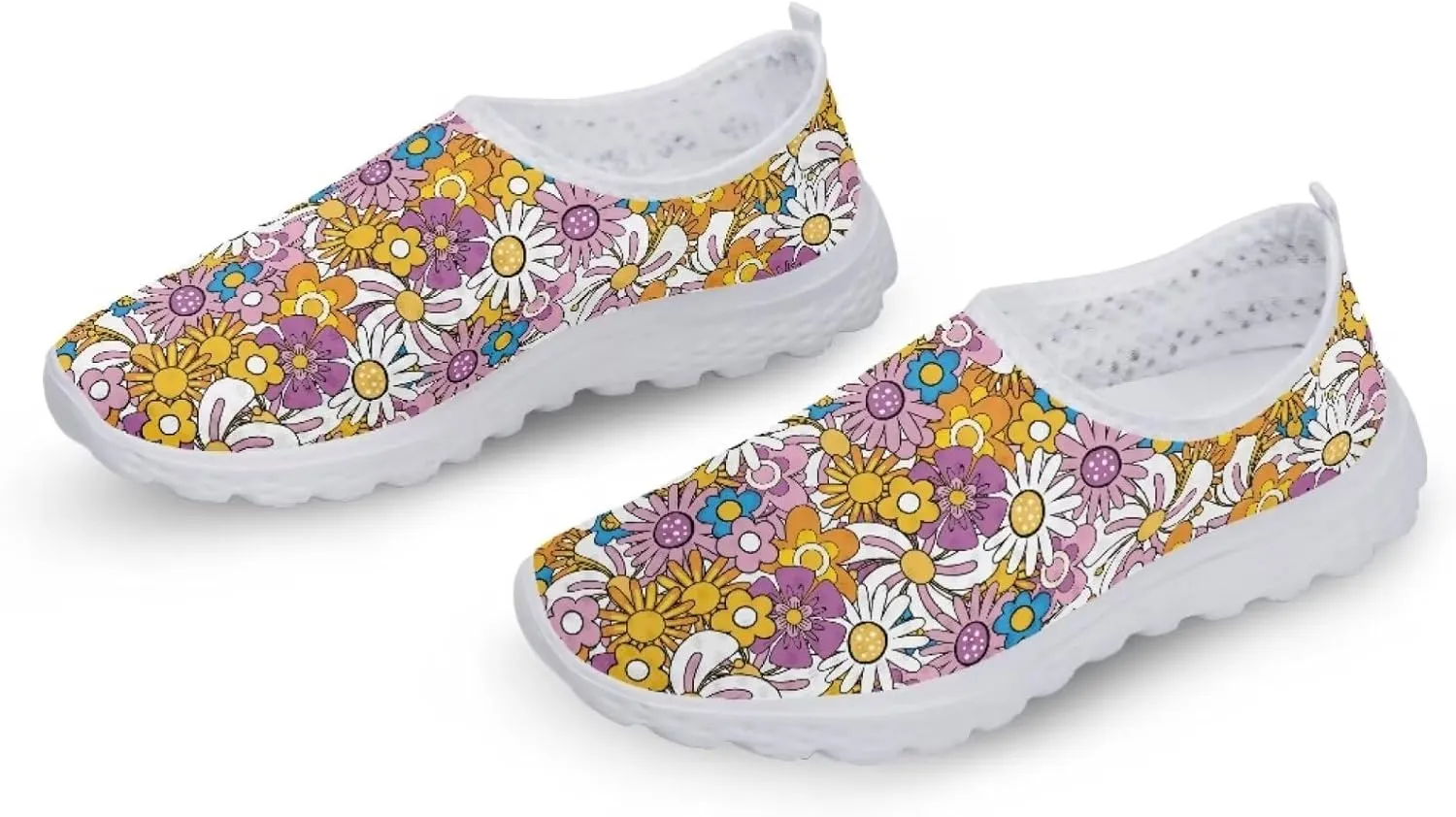JoyLamoria Casual Sneakers Women Sport Shoes Breathable Lightweight Walking Shoes Footwear Sneaker Sandals Arch Support