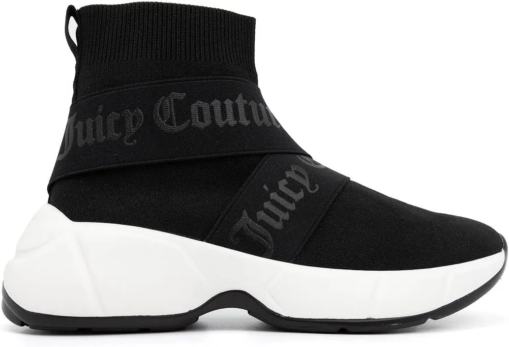 Juicy Couture Women's Slip-On High Sock Sneakers – Stylish, Lightweight, and Breathable Athletic & Casual Shoes