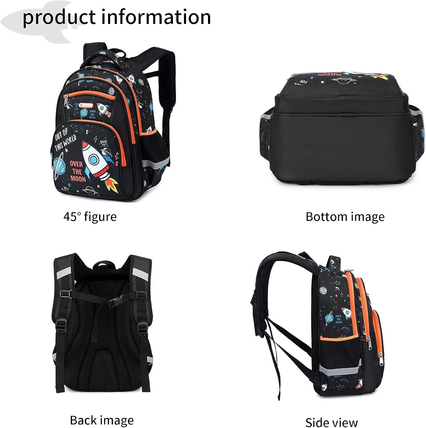 Kids Backpack for Girls Preschool Elementary Kindergarten School Bag 15.6″ Multifunctional Cute Large Capacity