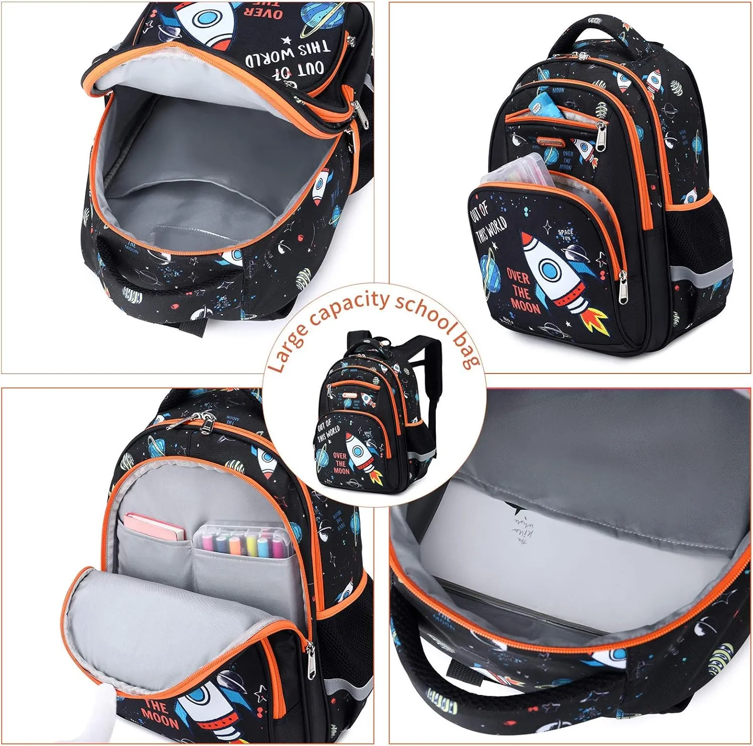 Kids Backpack for Girls Preschool Elementary Kindergarten School Bag 15.6″ Multifunctional Cute Large Capacity