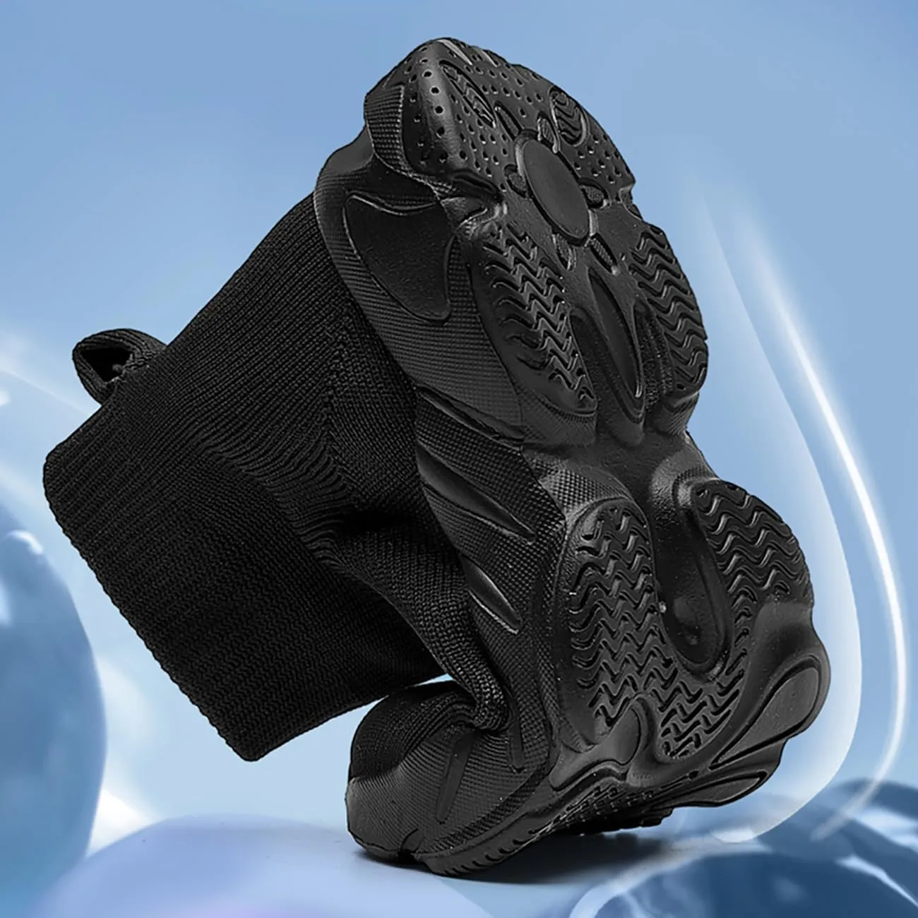 Kids Casual Sneakers Boys Knit Socks Shoes Girls Slip On Non-Slip Breathable Spring Autumn Outdoor Walking Shoes