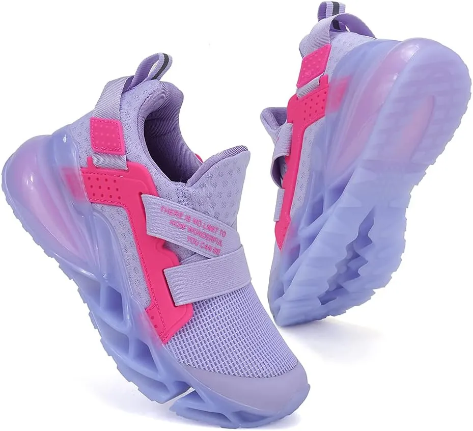 Kids Sneakers Boys Girls Running Tennis Walking Shoes Lightweight Breathable Sport Athletic