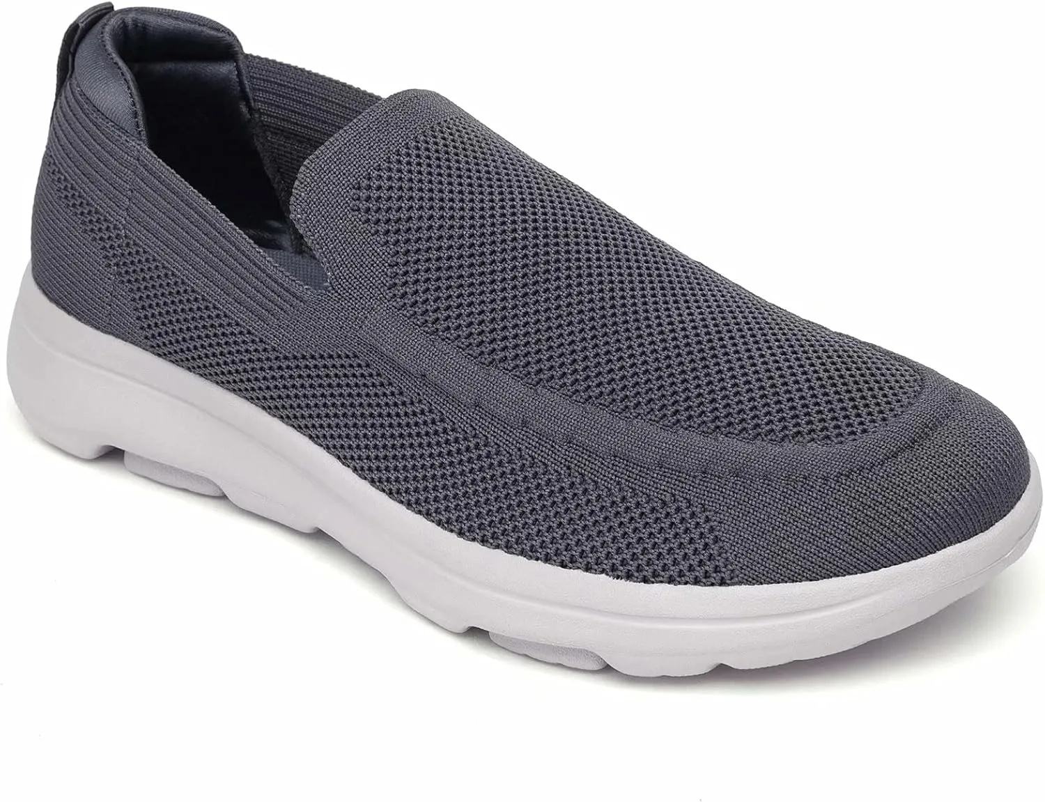 konhill Men's Walking Shoes Slip on Loafers- Mesh Casual Tennis Sneaker Breathable Shoes