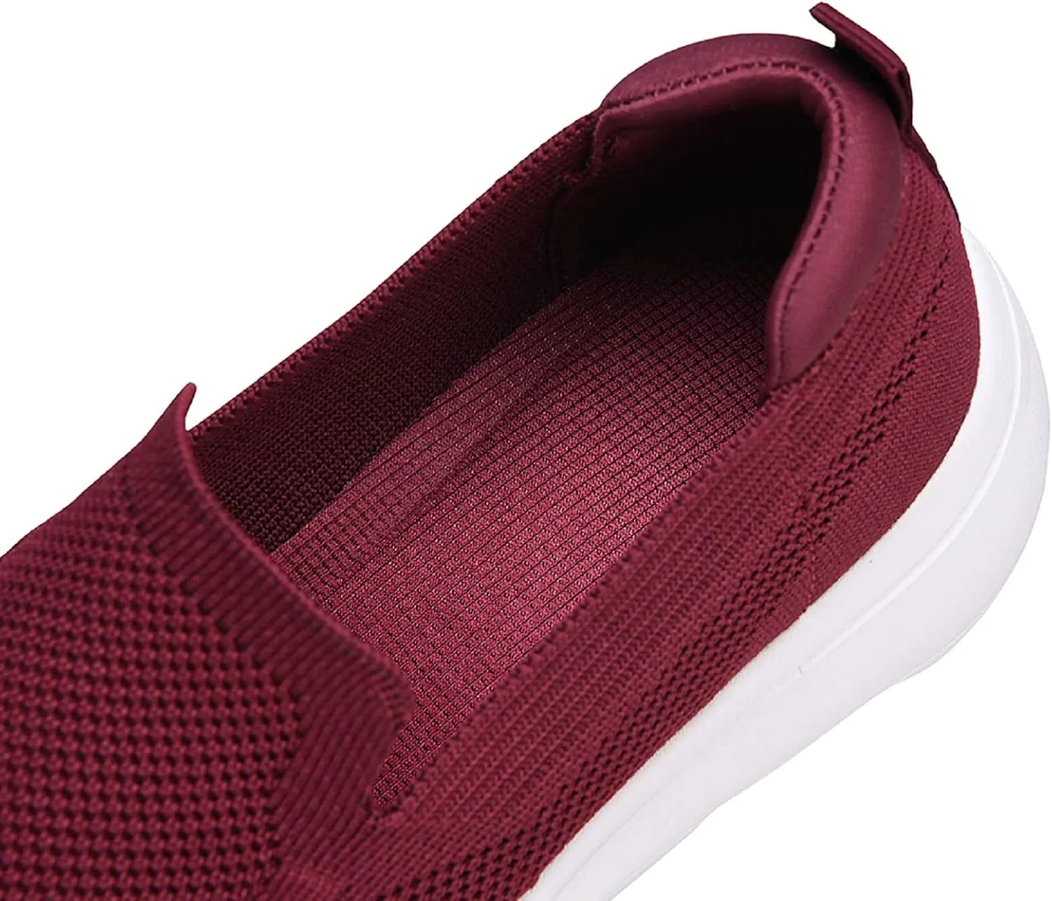 konhill Men's Walking Shoes Slip on Loafers- Mesh Casual Tennis Sneaker Breathable Shoes
