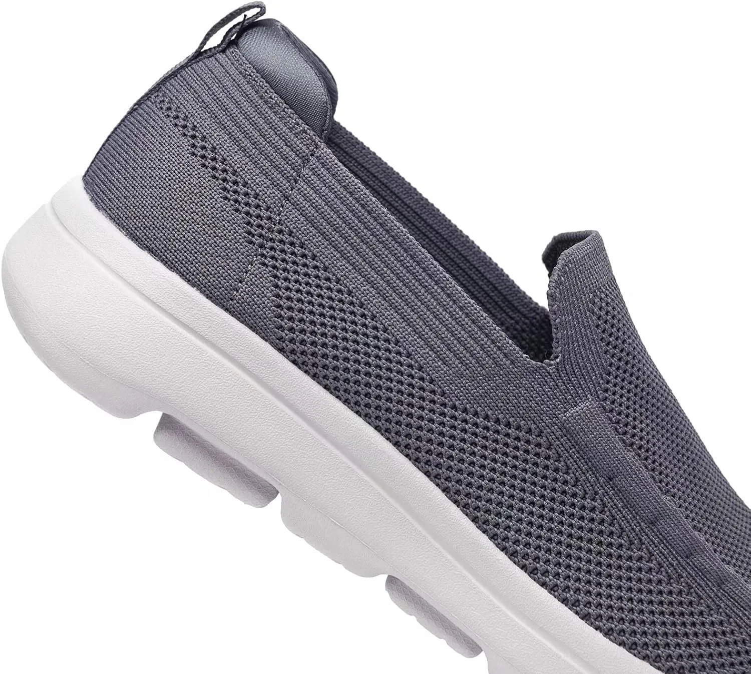 konhill Men's Walking Shoes Slip on Loafers- Mesh Casual Tennis Sneaker Breathable Shoes