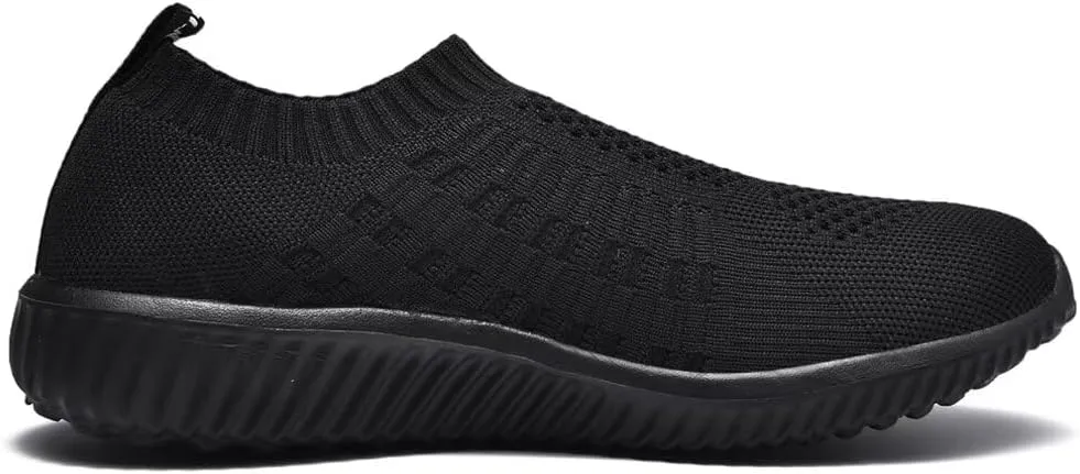 konhill Women's Lightweight Walking Shoes Breathable Slip On Tennis Sneakers Casual Mesh Workout Athletic