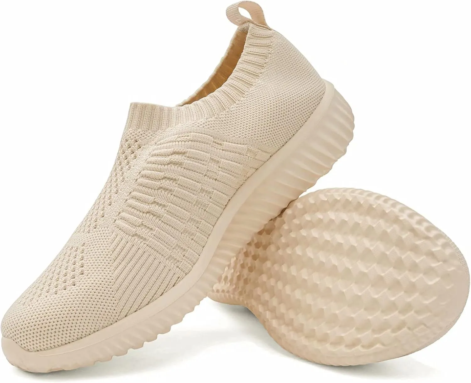 konhill Women's Lightweight Walking Shoes Breathable Slip On Tennis Sneakers Casual Mesh Workout Athletic