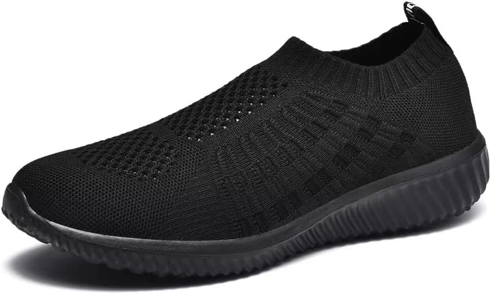 konhill Women's Lightweight Walking Shoes Breathable Slip On Tennis Sneakers Casual Mesh Workout Athletic