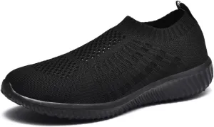 konhill Women's Lightweight Walking Shoes Breathable Slip On Tennis Sneakers Casual Mesh Workout Athletic