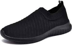konhill Women's Slip On Sneakers Non Slip Walking Shoes Breathable Mesh Work Casual Lightweight Tennis Workout Shoes