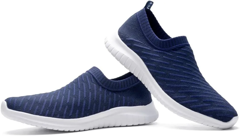 konhill Women's Slip On Sneakers Non Slip Walking Shoes Breathable Mesh Work Casual Lightweight Tennis Workout Shoes