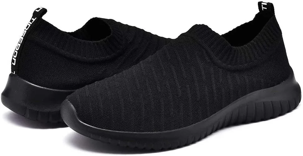 konhill Women's Slip On Sneakers Non Slip Walking Shoes Breathable Mesh Work Casual Lightweight Tennis Workout Shoes