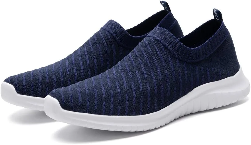 konhill Women's Slip On Sneakers Non Slip Walking Shoes Breathable Mesh Work Casual Lightweight Tennis Workout Shoes
