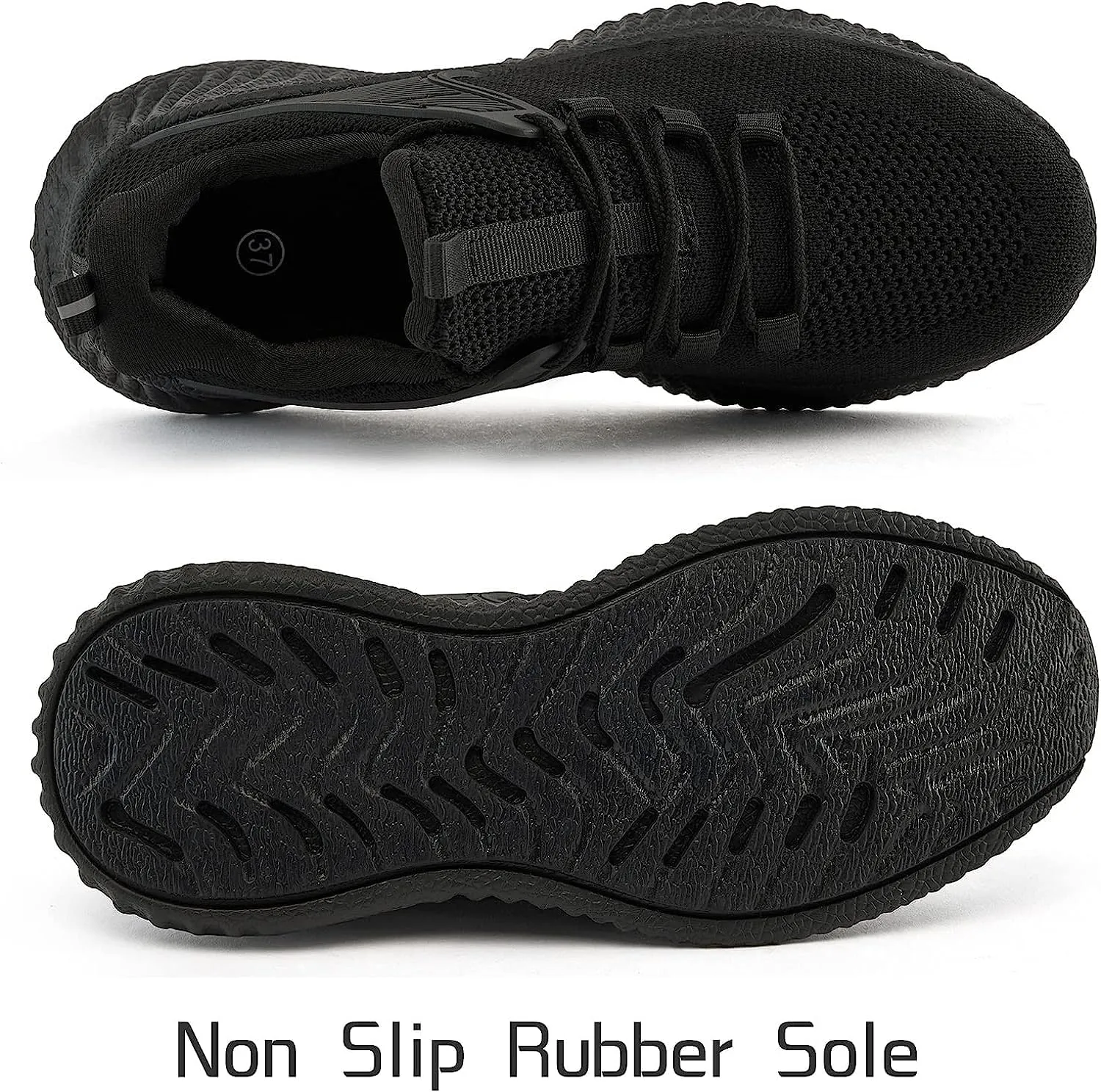 KPP Walking Shoes for Men Breathable Tennis Running Gym Sneakers Slip On Memory Foam Shoes