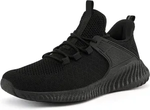 KPP Walking Shoes for Men Breathable Tennis Running Gym Sneakers Slip On Memory Foam Shoes