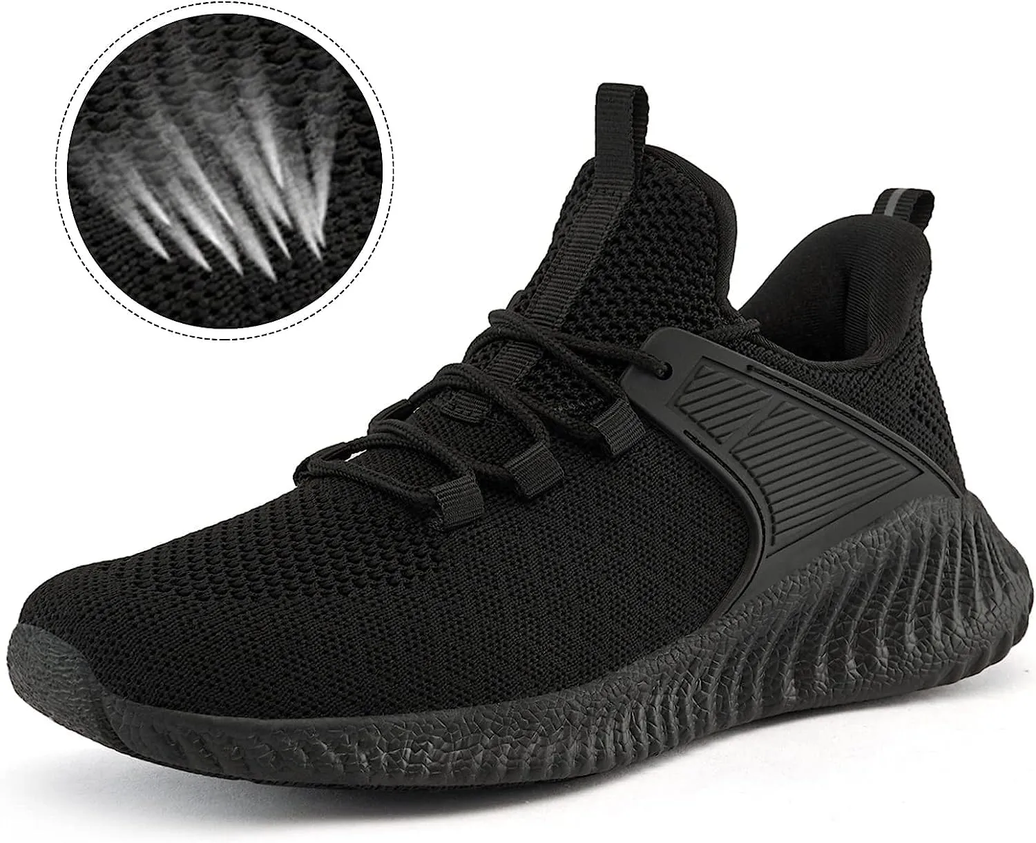 KPP Walking Shoes for Men Breathable Tennis Running Gym Sneakers Slip On Memory Foam Shoes