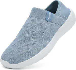 KUBUA Mens Womens Slippers Indoor Lightweight House Shoes Outdoor Breathable Slip on Loafers
