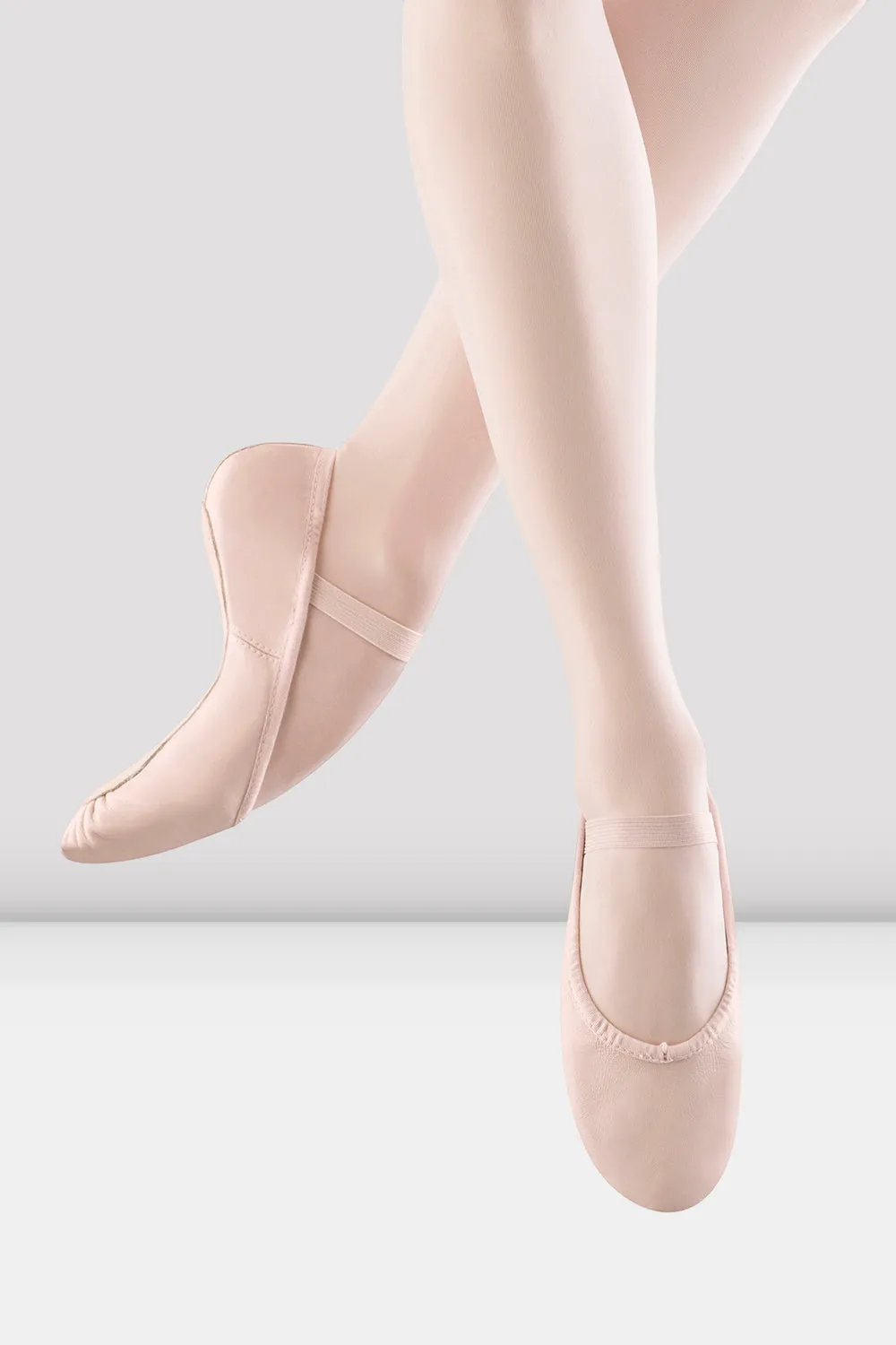 Ladies Dansoft Leather Ballet Shoes