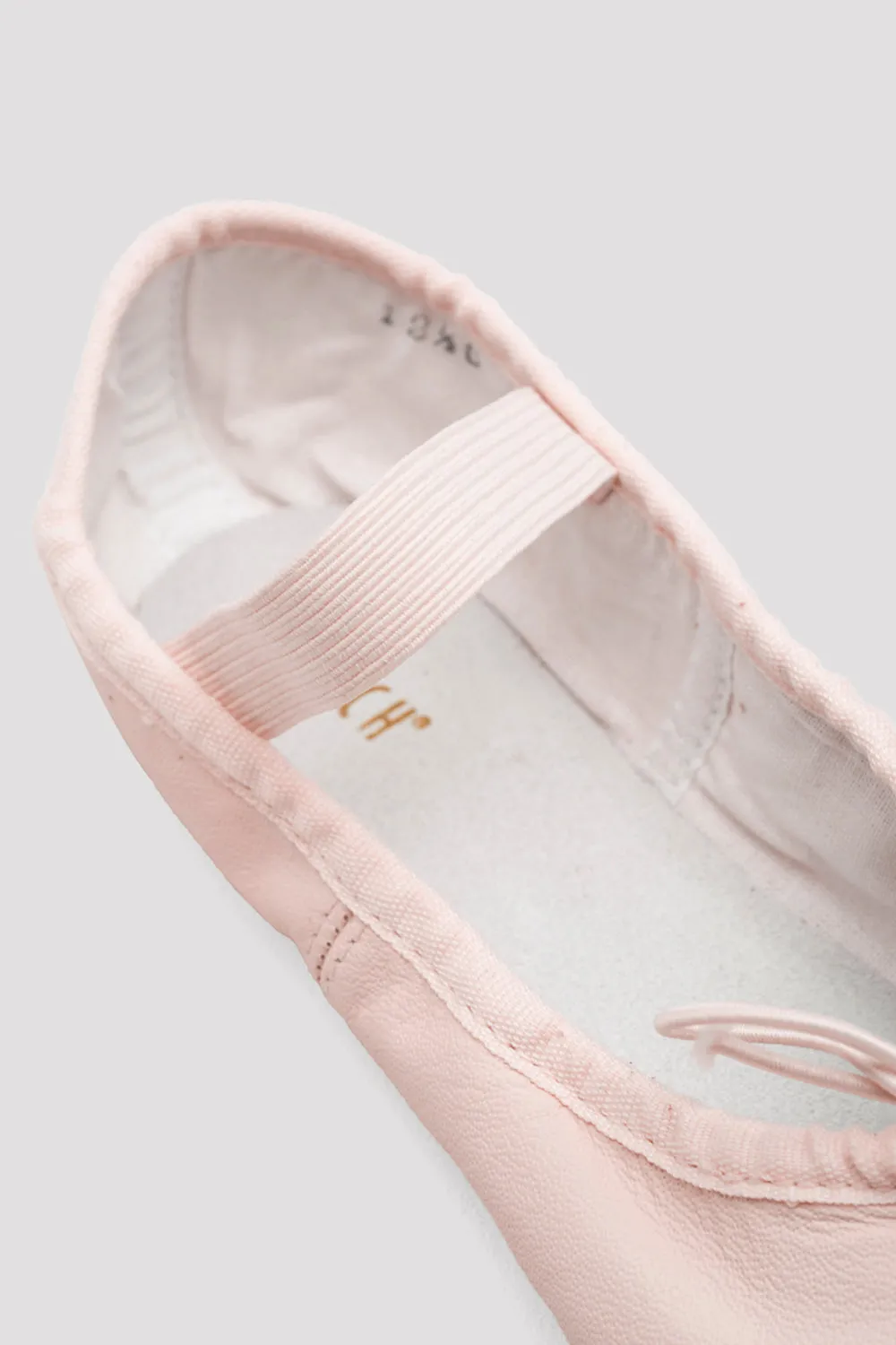 Ladies Dansoft Leather Ballet Shoes