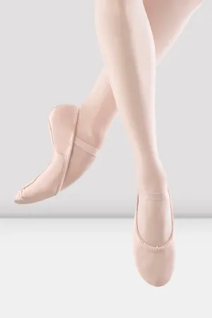 Ladies Dansoft Leather Ballet Shoes