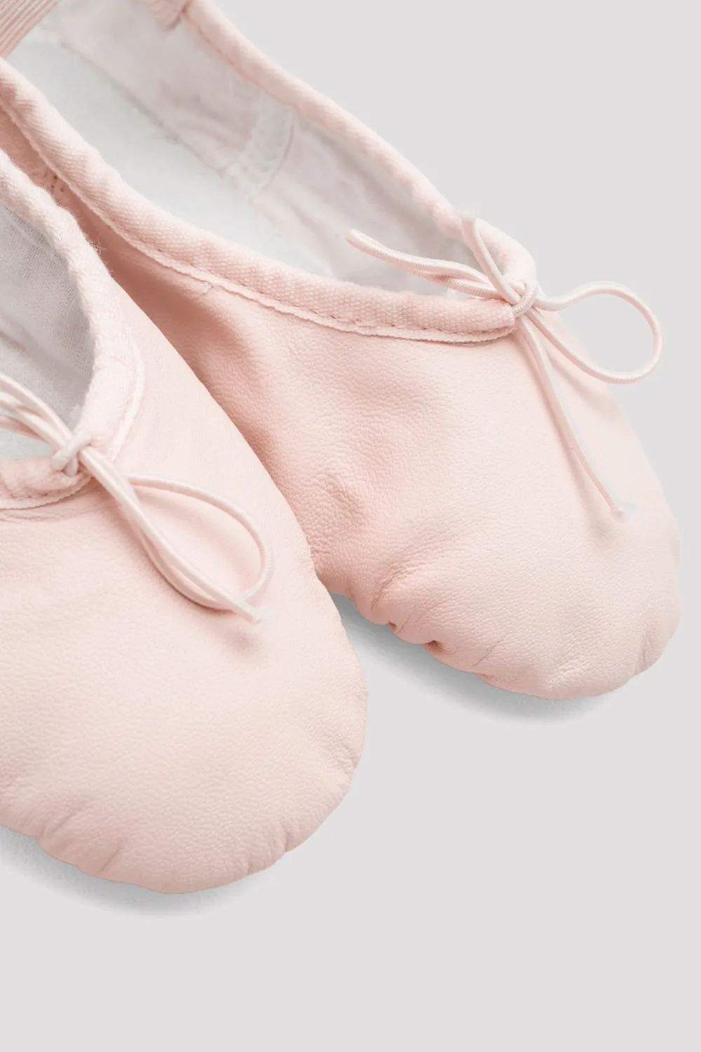 Ladies Dansoft Leather Ballet Shoes