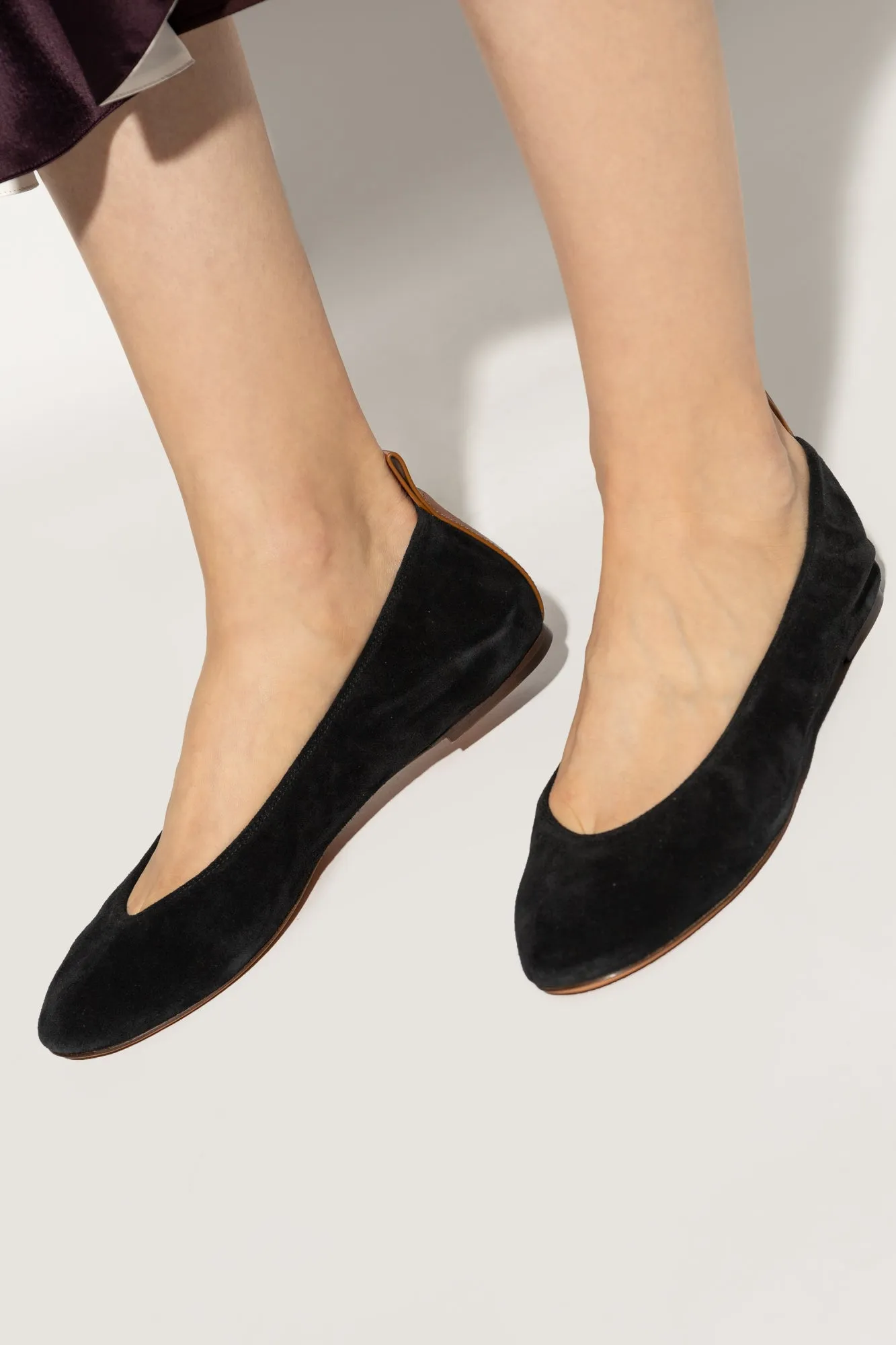 Lanvin Suede Ballerinas