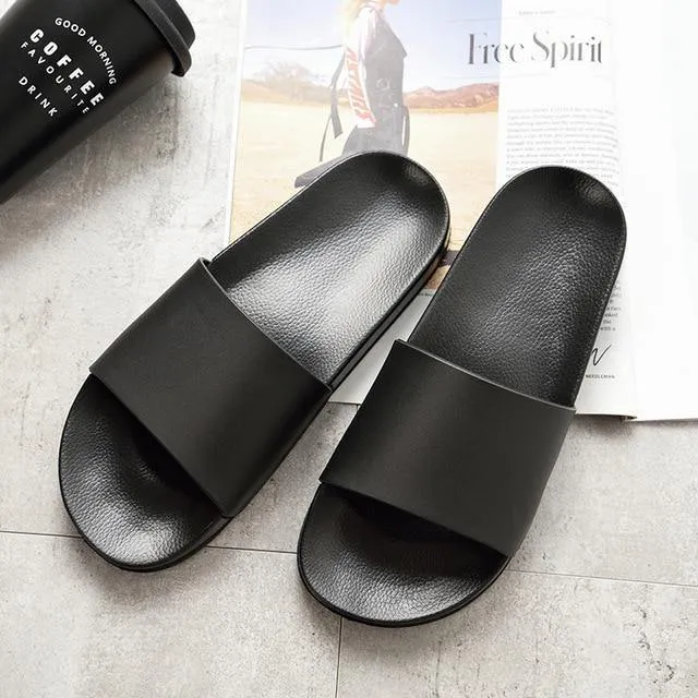 Leather style sandal