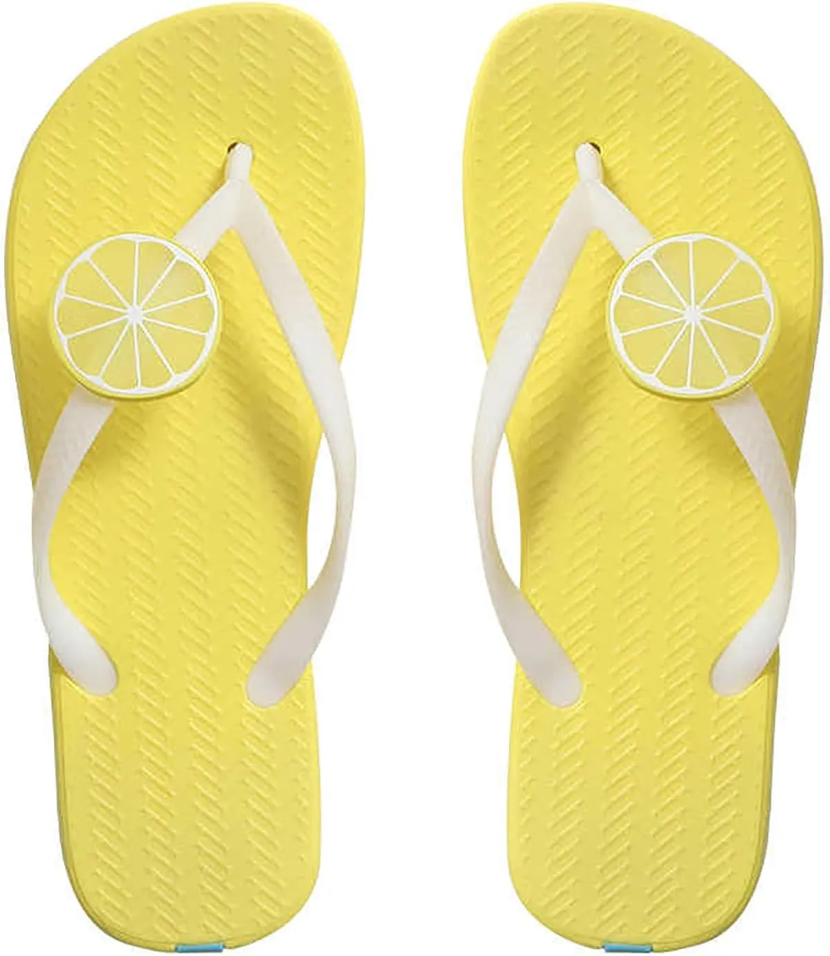 Lemon Flip Flops Summer Beach Vacation Casual Comfy Flip Flop Sandal Lemon Flip Flops for Women