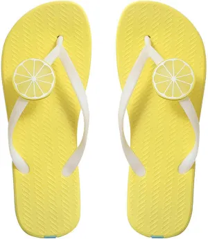 Lemon Flip Flops Summer Beach Vacation Casual Comfy Flip Flop Sandal Lemon Flip Flops for Women