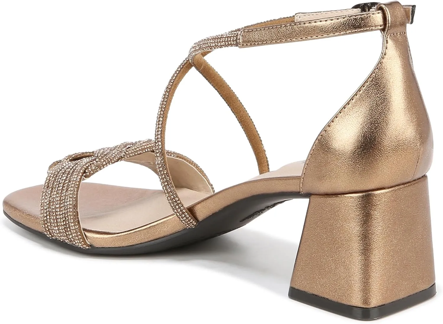 Lifestride Women's Captivate Strappy Block Heel Dress Sandal