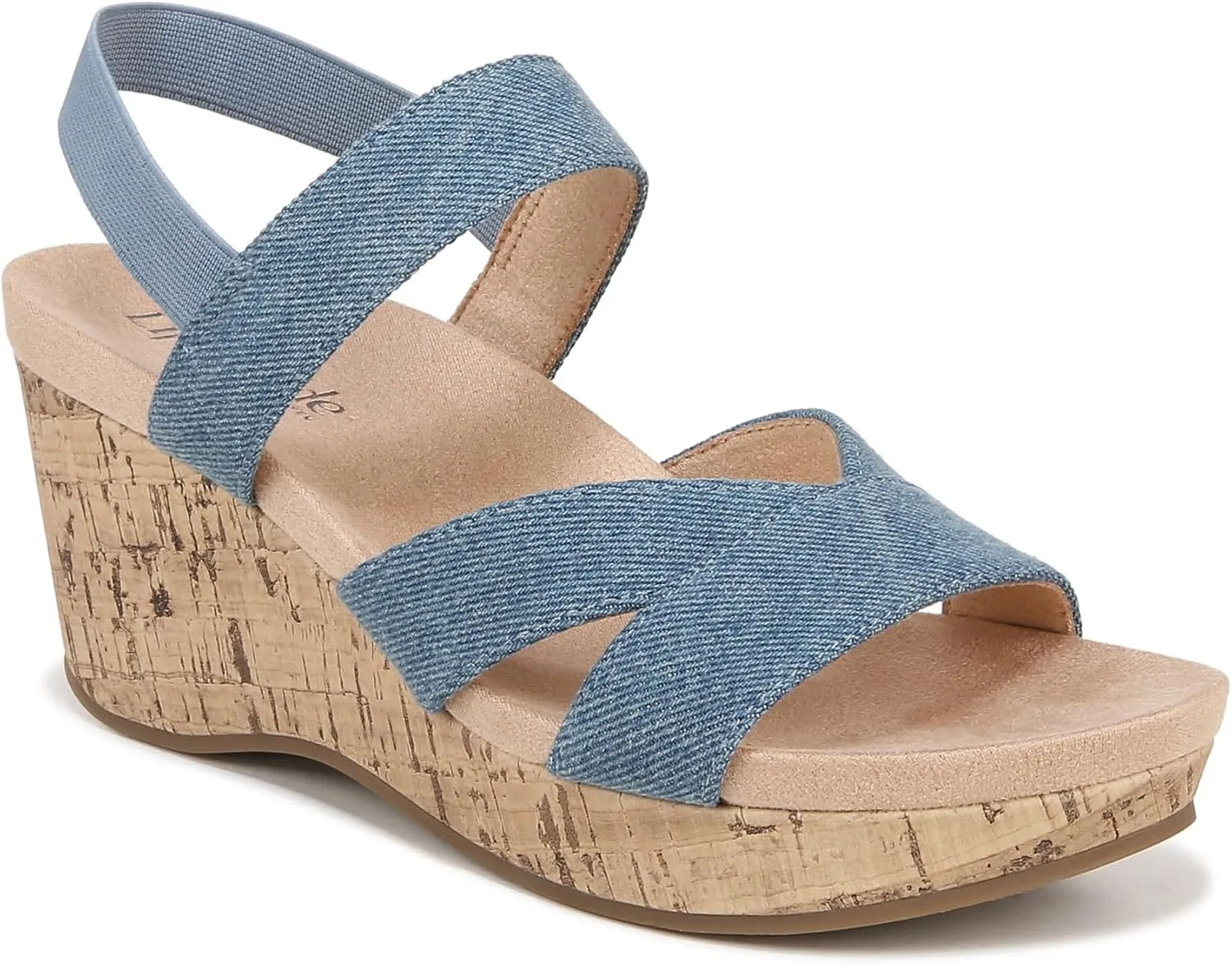 LifeStride Women's Danita Strappy Wedge Sandals