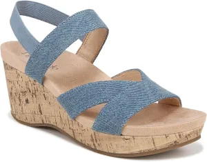 LifeStride Women's Danita Strappy Wedge Sandals