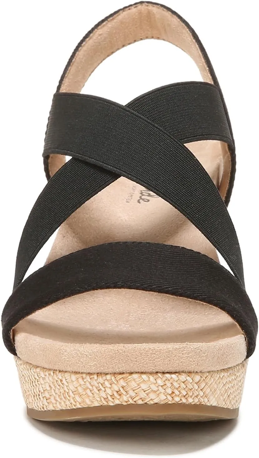 LifeStride Women's Delta 2 Strappy Wedge Sandal